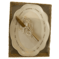 Cheese Plate With Knife