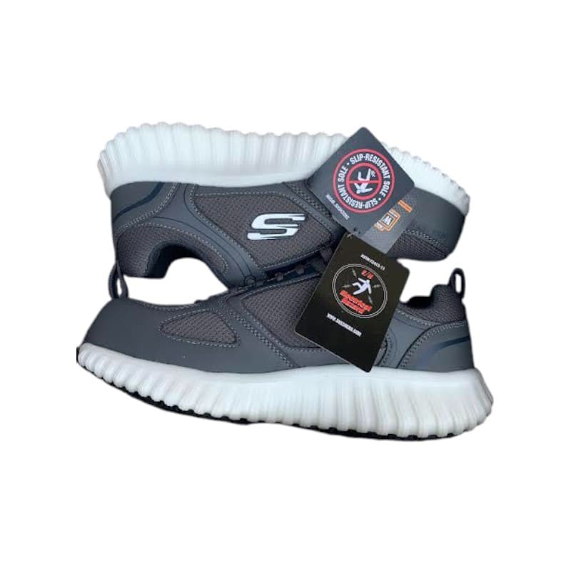 Skechers Men's Cicades Karvin Work Shoe, Gray 3 Skechers Men's Cicades-Karvin Work Shoe